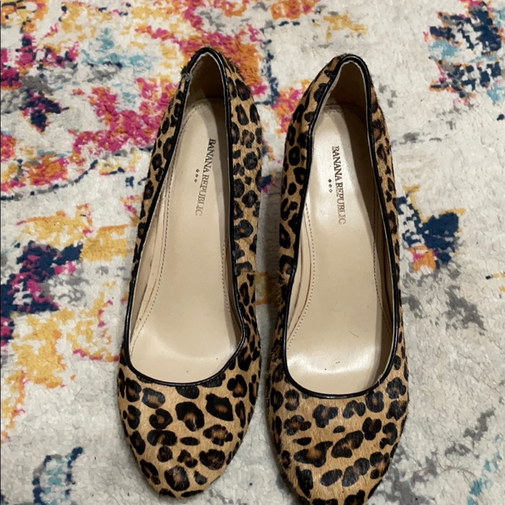 Leopard Wedges - Picture 2 of 6